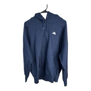 Kappa Men’s Navy Blue Hoodie Sweatshirt Size L NWOT
